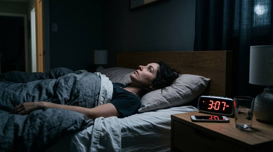 Waking at 3am — cortisol-driven sleep disruption