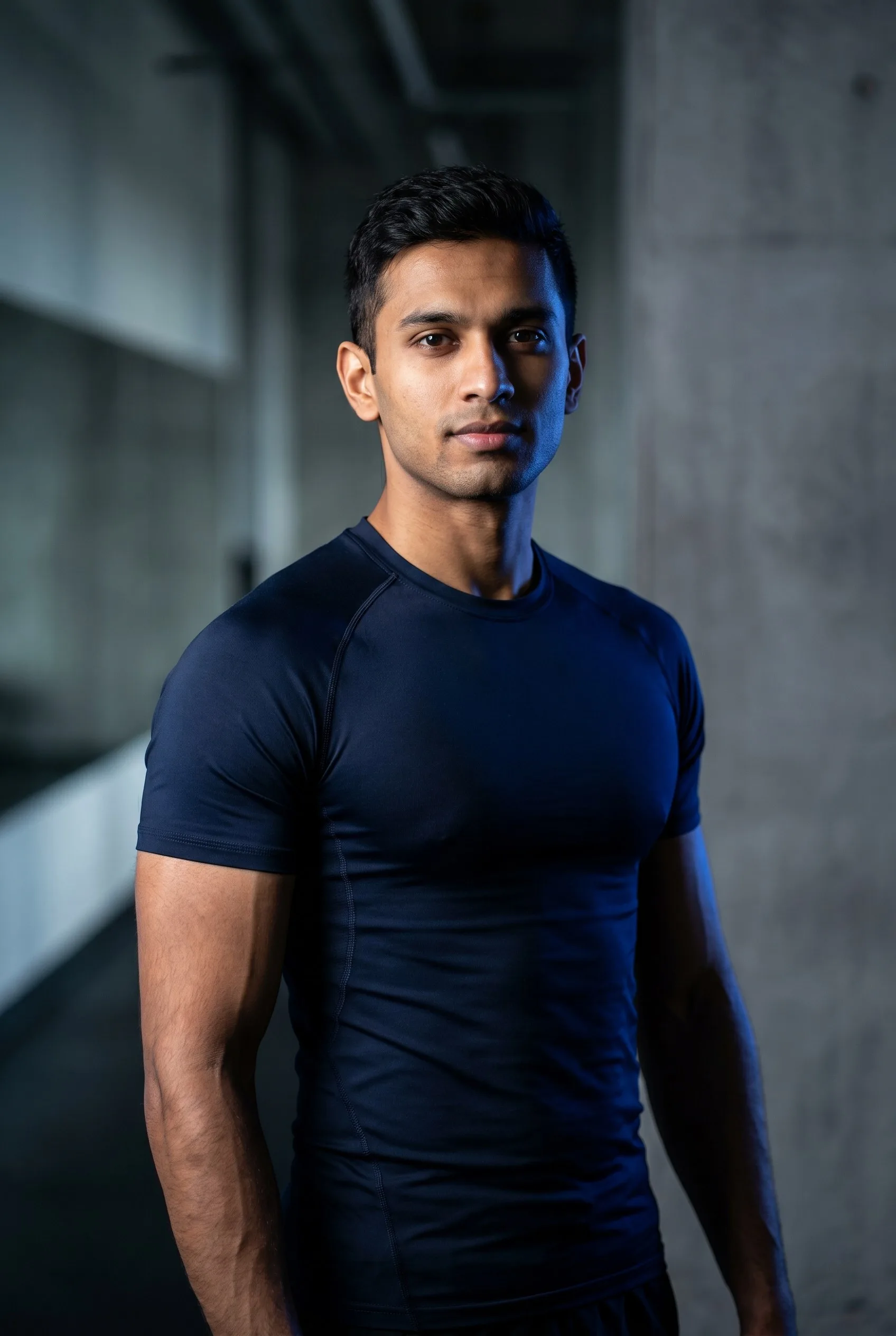 Athlete focused on performance and recovery