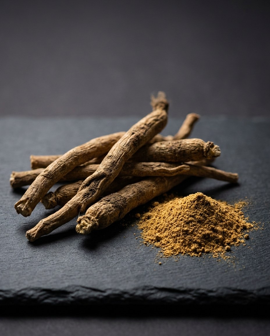 Standardized ashwagandha extract versus raw powder
